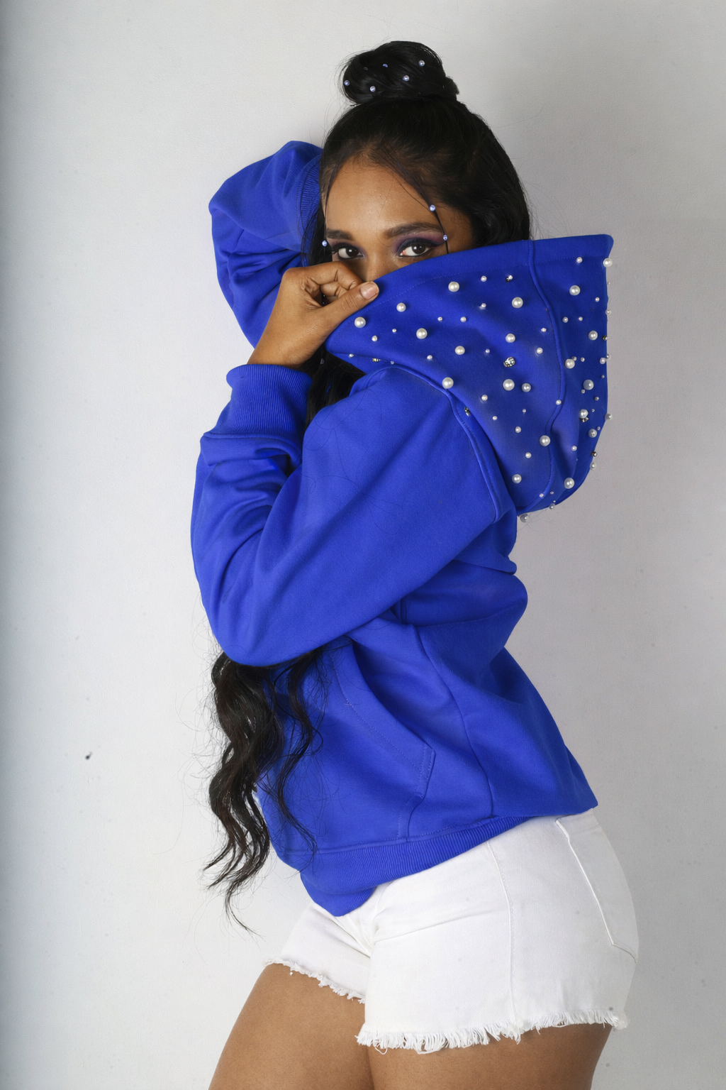 Blue pearl hoodie