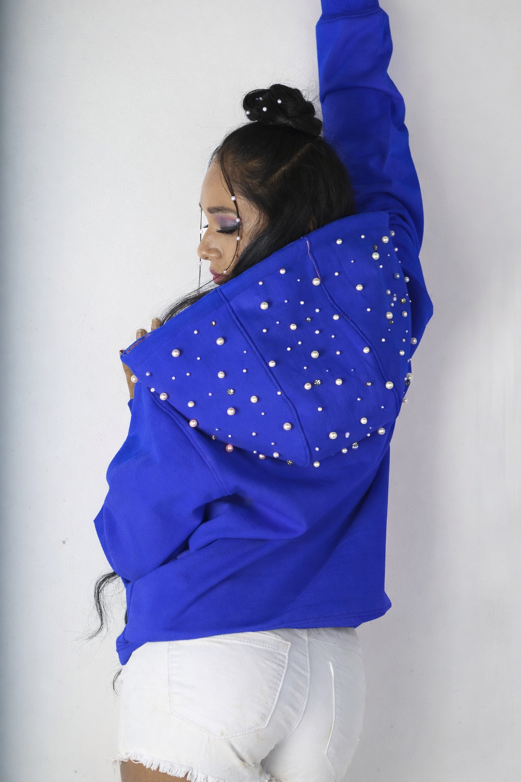 Blue pearl hoodie