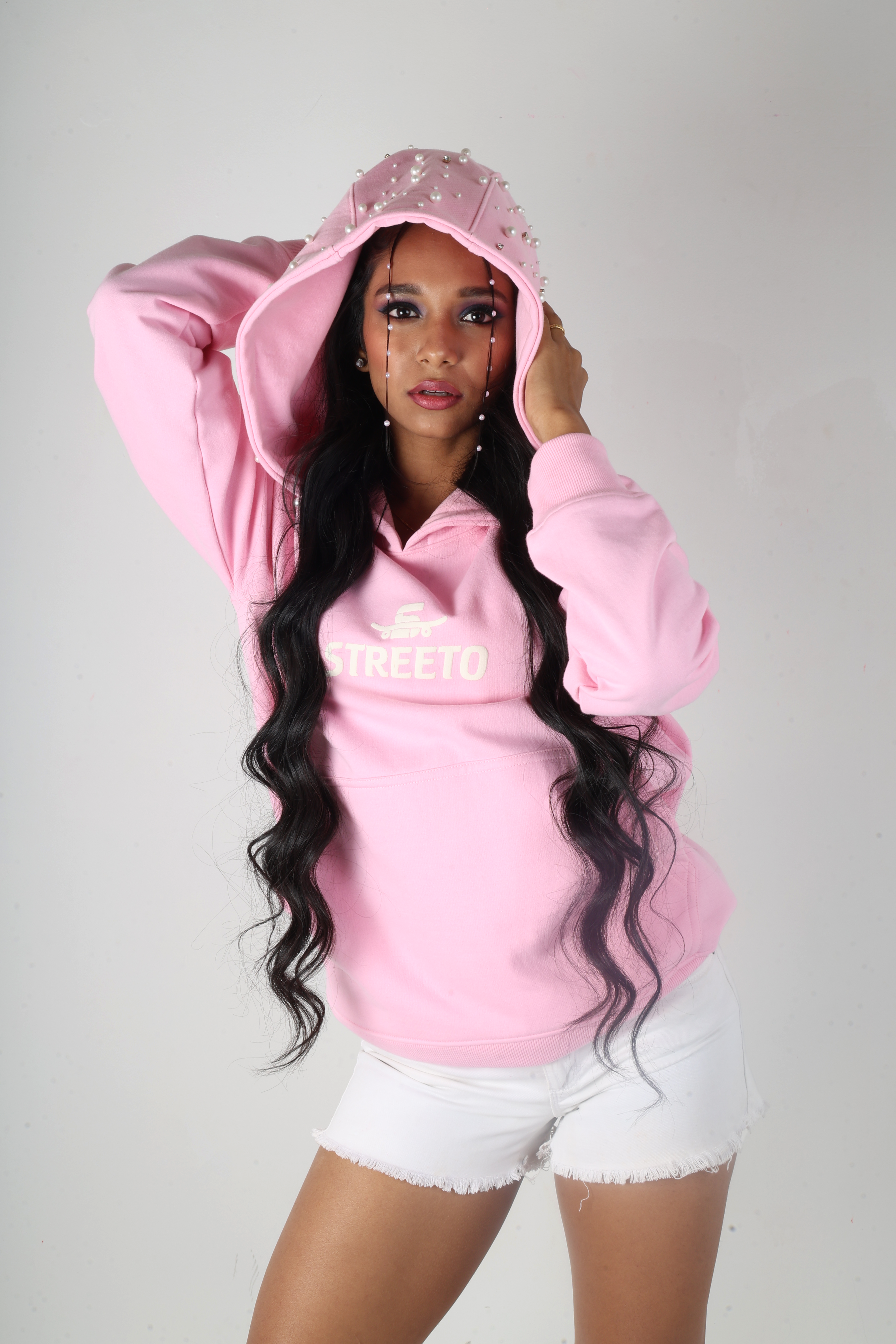 Pearl Pink hoodie